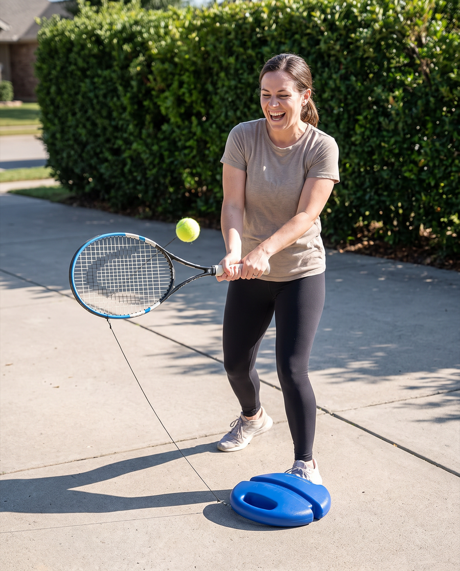 Never held a racket.