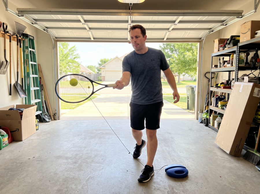 Practicing between lessons.